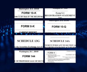 Most important SEC filings - 8 out of 15 shown