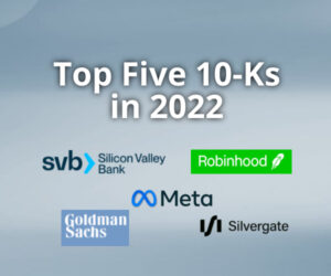 Most impactful 10-Ks in 2022