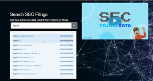 Search SEC Filing