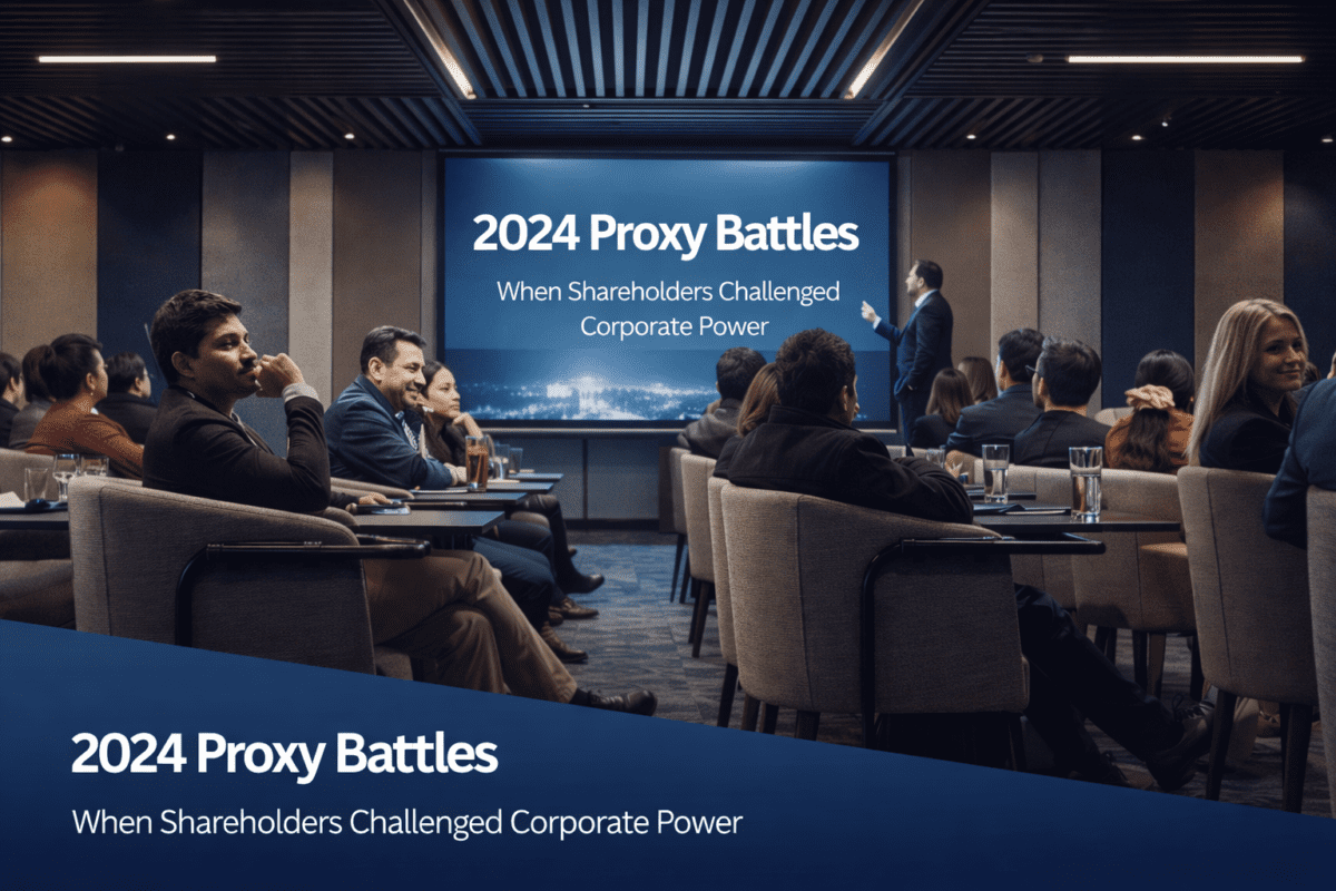 Most Contested Proxy Statements From 2024