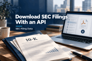Download SEC Filings With an API